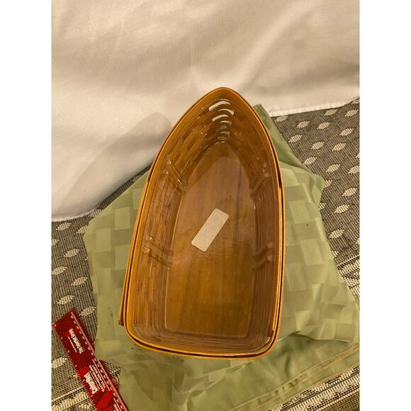 Longaberger Row Your Boat Basket+Plastic Protector SIGNED by 6 FAMILY members - Picture 6 of 14